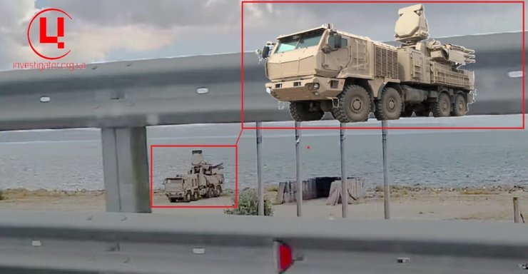 Зенитный ракетно-пушечный комплекс «Панцирь-С1М» , Защита Крымского моста, ПВО, мост крым, крымский моск защита, пво