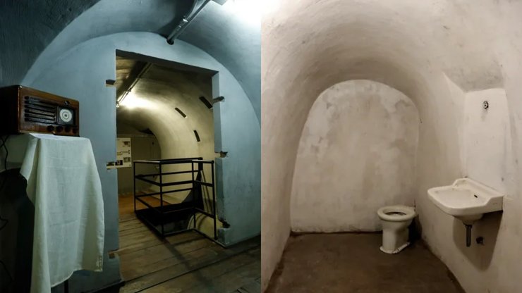 Бункер Муссоліні в Італії, бункер Муссоліні, Беніто Муссоліні, сім'я Муссоліні, три бункери, вілла в Римі, сімейний притулок