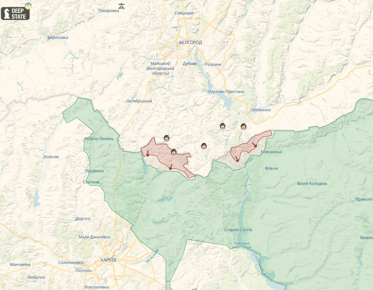 наступление на волчанск, оборона волчанска, где наступает рф