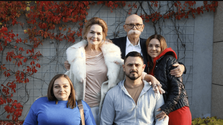 Польские волонтеры с гражданами Украины