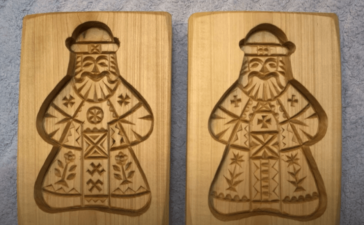 Деревянная форма для "николайчиков"