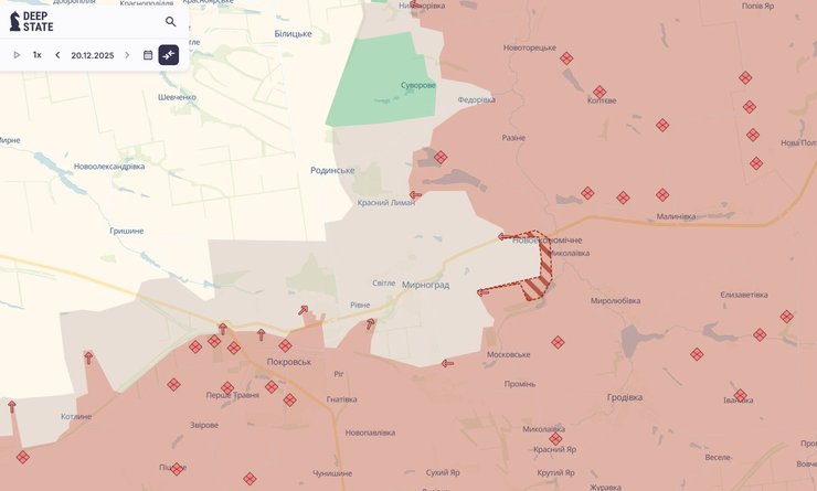 фронт Покровськ