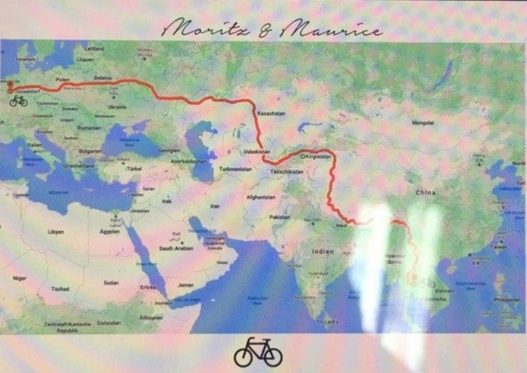 Маршрут, немцы