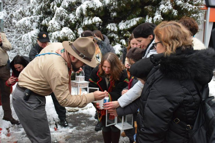 вогонь миру, Вифлеємський вогонь, скаути