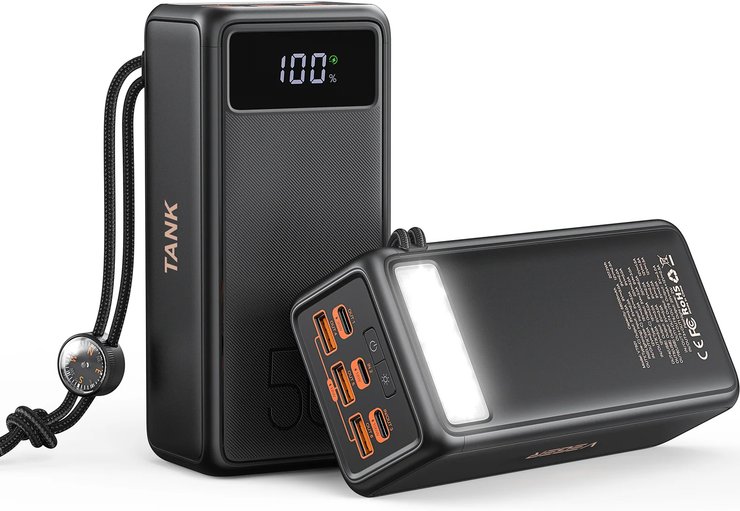 Veger Tank Lite Boost 56000 mAh 130W PD повербанк Veger Tank Lite Boost 56000 mAh 130W PD