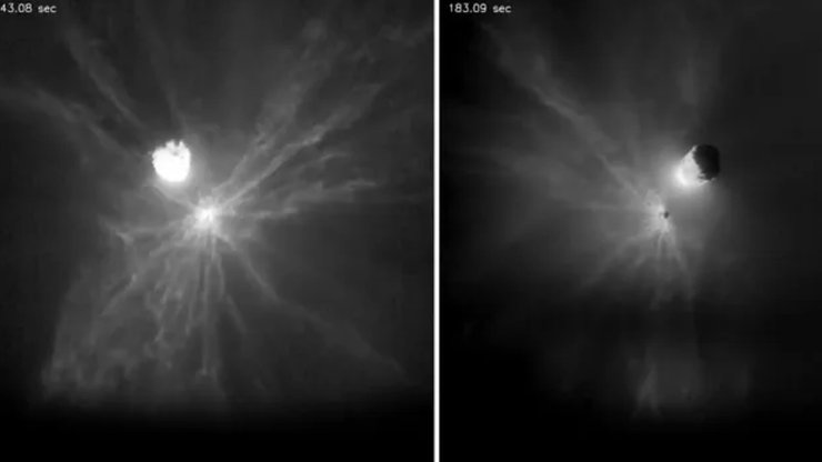 DART астероид Диморф