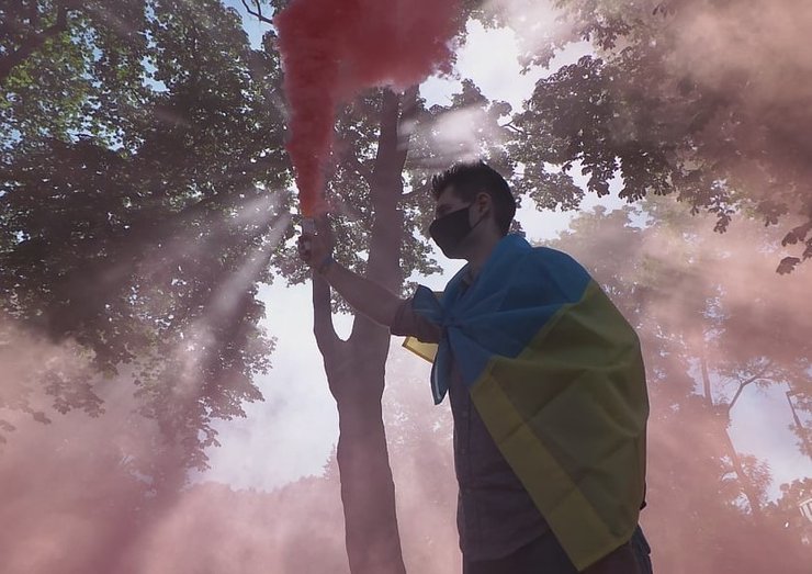 акция протеста, украинский язык, верховная рада