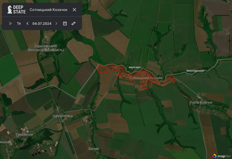 Карта боевых действий