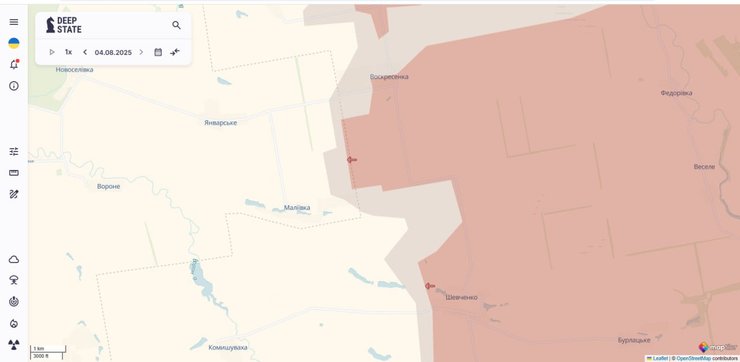 Наступление РФ на Днепропетровскую область