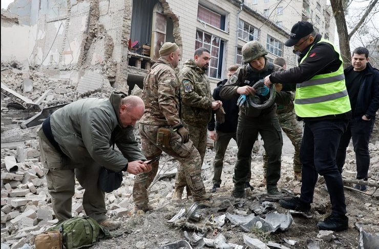 ГСЧС, Киев, ракетный удар, обстрел Киева