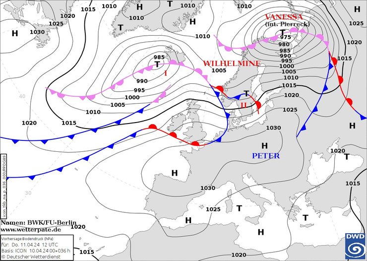Антициклон Peter, антициклон, погода, прогноз погоды