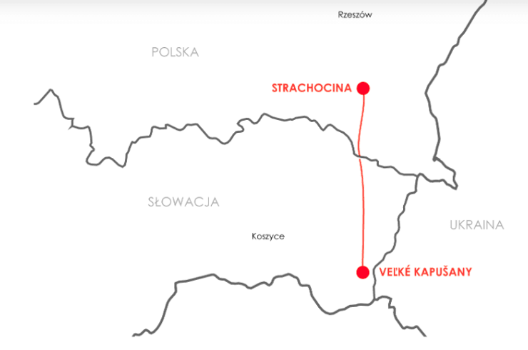 Газопровод Польша Словакия поставки газа СПГ Gaz-System Eustream
