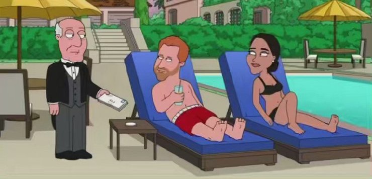Серіал Family Guy принц Гаррі й Меган Маркл
