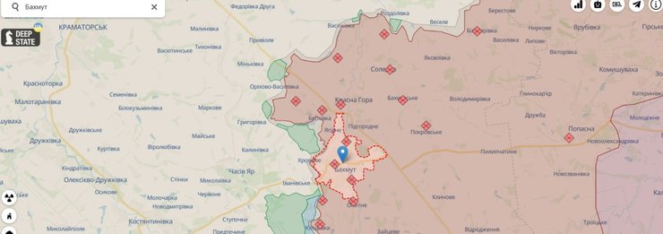 Ситуация на Бахмутском направлении