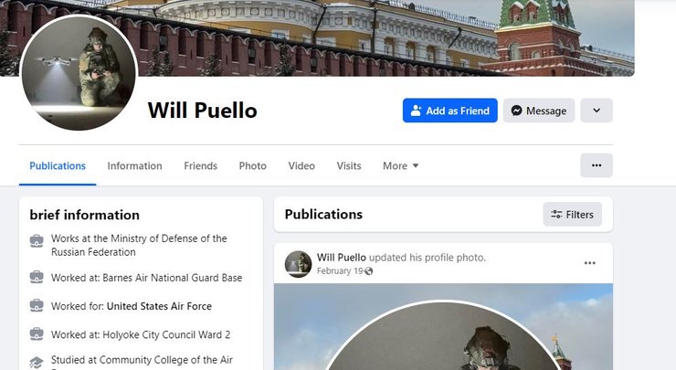 Уилмер Пуэлло-Мота, фейсбук