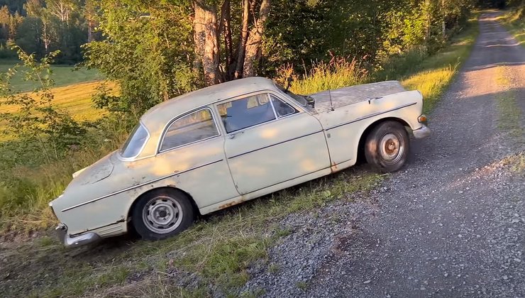 Volvo Amazon, Volvo Amazon 1970, старый Volvo, заброшенные авто