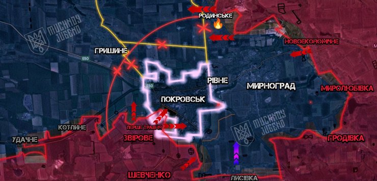 Бои на Покровском направлении