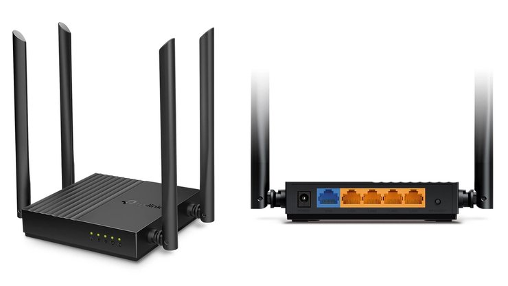 TP-LINK Archer A64 Маршрутизатор TP-LINK Archer A64 WiFi5 AC1200 1 Гбит/c