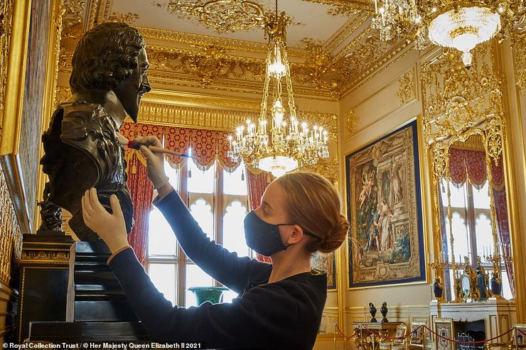 виндзорский замок, уборка