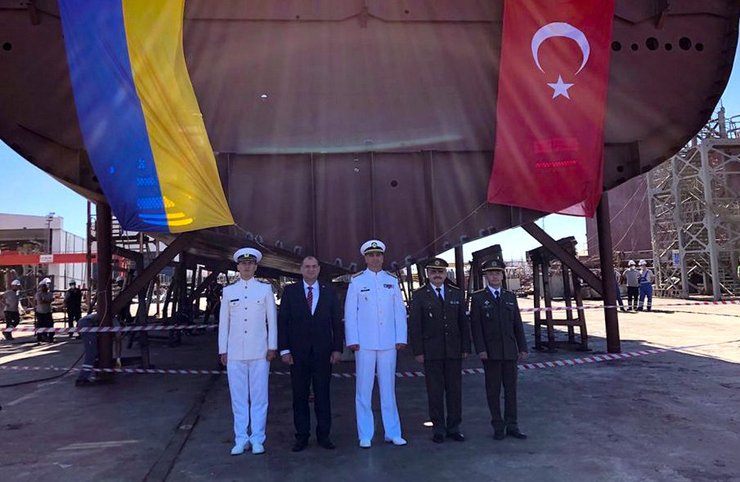 закладка корвета, церемония, фото