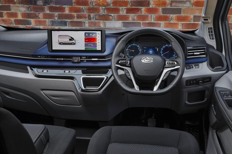 салон LDV eDeliver 7, новый LDV eDeliver 7, электромобиль LDV, фургон LDV