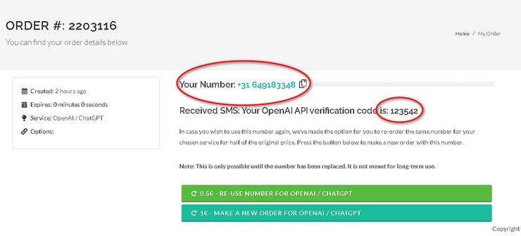 отримання смс, закордонні номери, реєстрація ChatGPT
