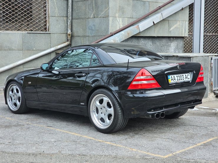 Mercedes SLK, Mercedes SLK Brabus, Mercedes-Benz SLK, спорткар Mercedes SLK