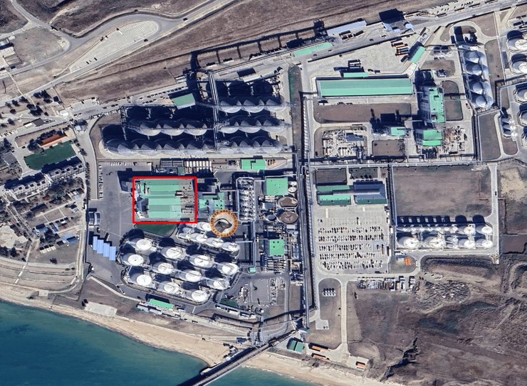 Фото цехів "Таманьнефтегаз" до удару СБУ 17 лютого