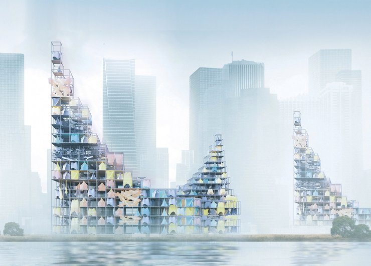 мегаполисы, города будущего, небоскребы, конкурс eVolo, последствия covid