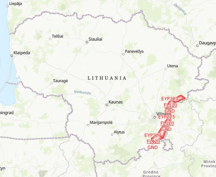литва, воздушное пространство
