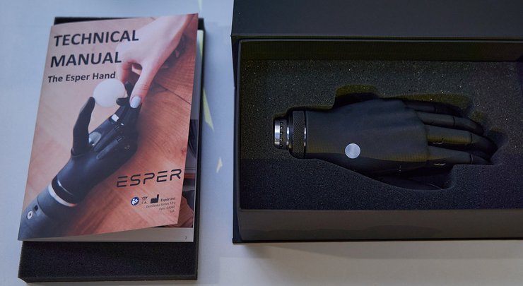 Esper Bionics, бионический протез, протез руки, медтехника, мехатроника