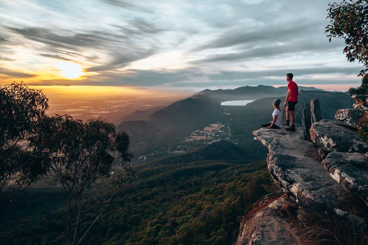 скала борока, селфи, австралия