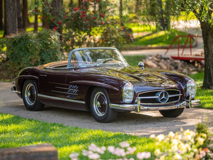 коллекция автомобилей, Mercedes-Benz 300SL, Ferrari 250, Ferrari 246 Dino, Bugatti Atlantic, ретро-авто