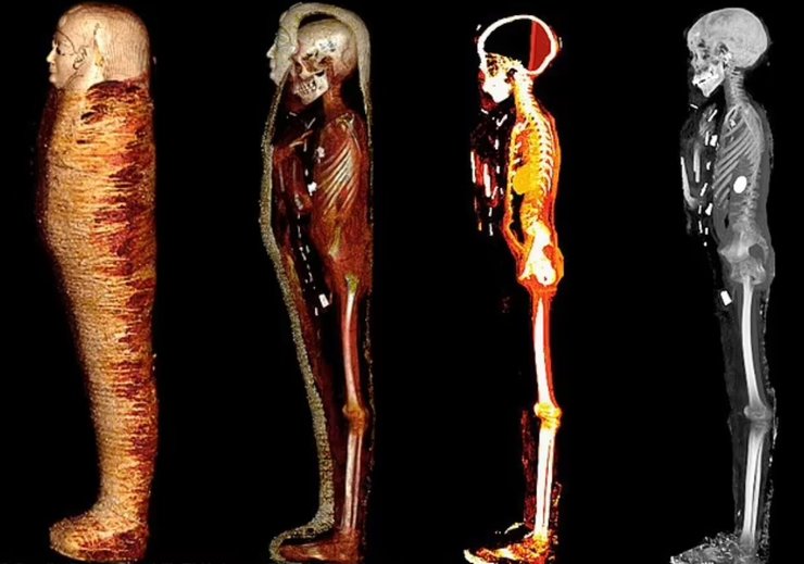 мумия, золотой мальчик