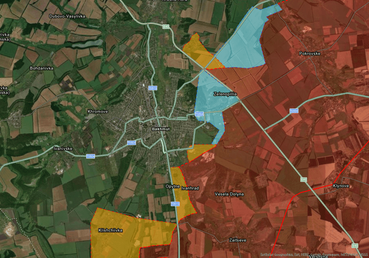 Бахмут карта, Бахмут карта фото