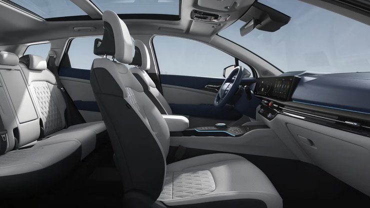 салон Kia Sportage, новий Kia Sportage, кросовер Kia