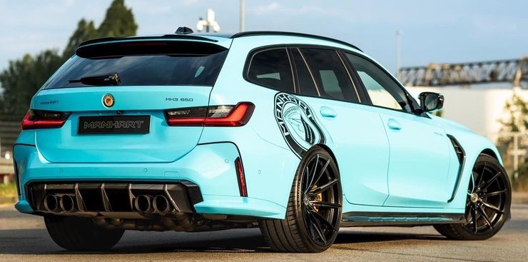 BMW M3 Touring, новый BMW M3, тюнинг BMW M3, Manhart MH3 650 Touring