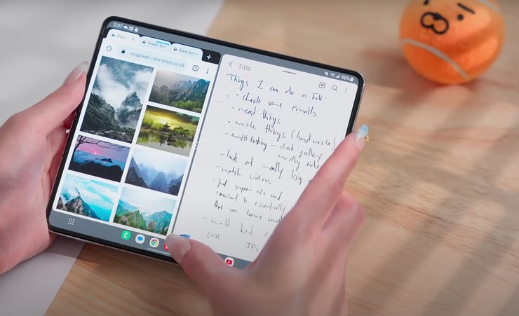 Samsung Galaxy Z Fold 5, складной смартфон, гибкий смартфон