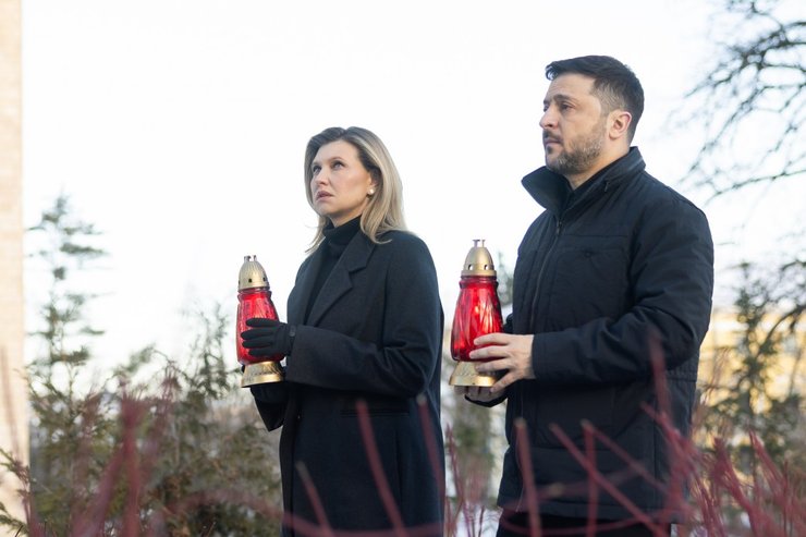 Елена и Владимир Зеленские