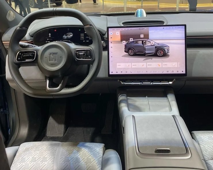 салон Zeekr 7X, новий Zeekr 7X, електромобіль Zeekr, кросовер Zeekr