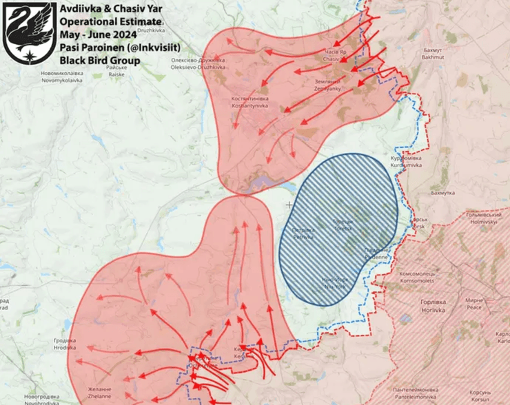 Ситуация на фронте, карта