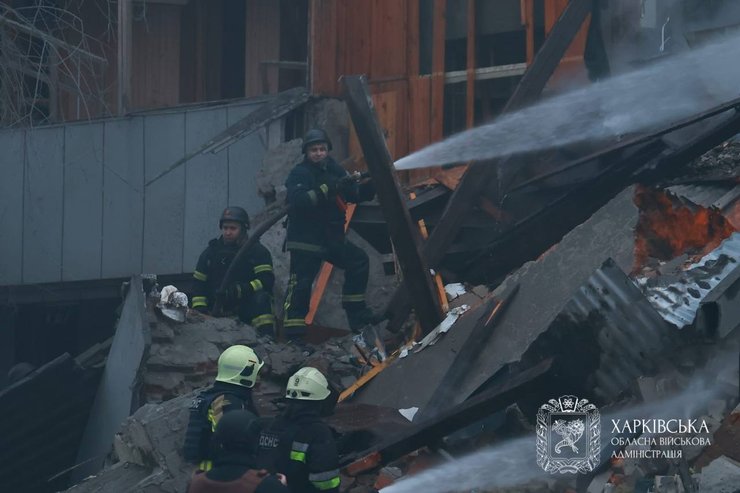 Удар по Харкову 2 січня — приліт у центр Харкова