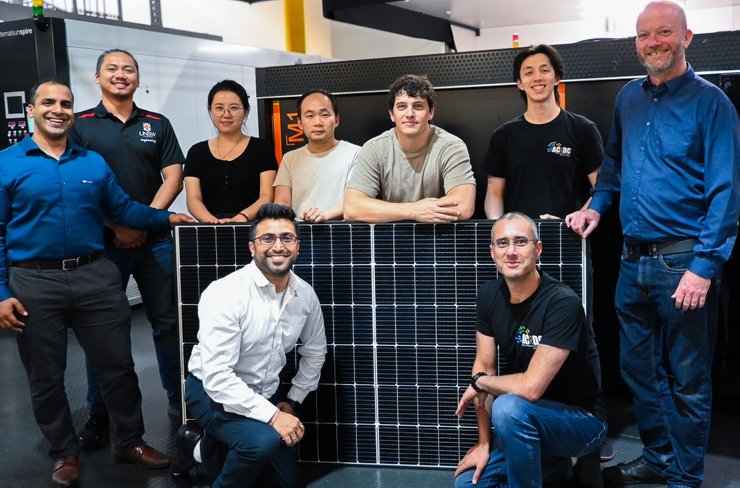 команда ученых unsw и bt imaging солнечные панели
