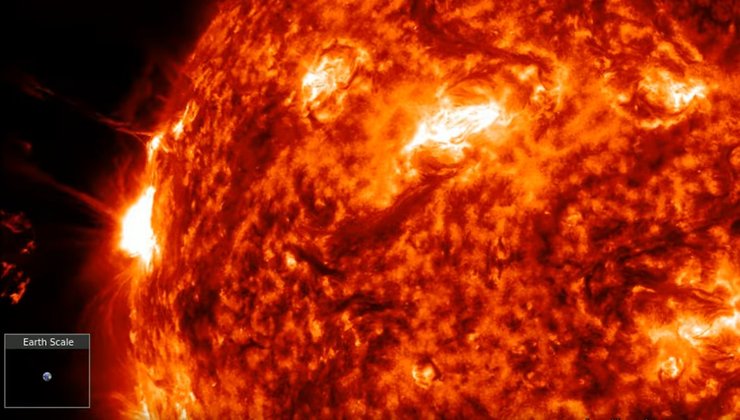 Солнце вспышка