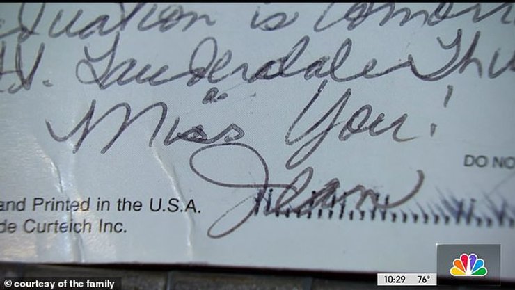 Листівка, яка прийшла із запізненням на 17 років назад