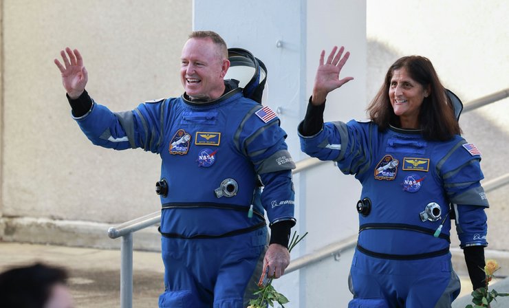 Астронавты Бутч Уилмор и Сунита Уильямс