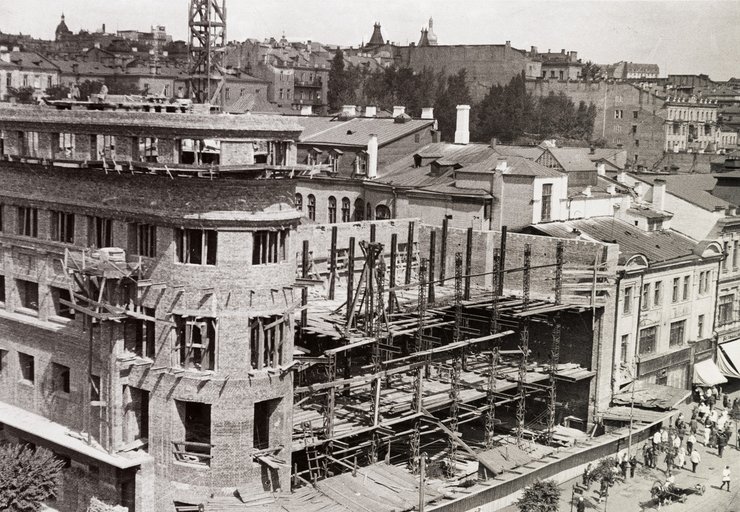 Будинок книги у Києві, історія києва, старий київ, ретро фото, архівне фото, історія київських вулиць