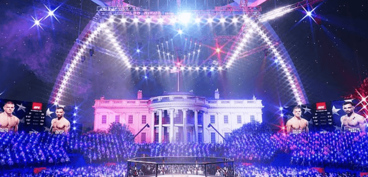 Бои UFC в белом доме США