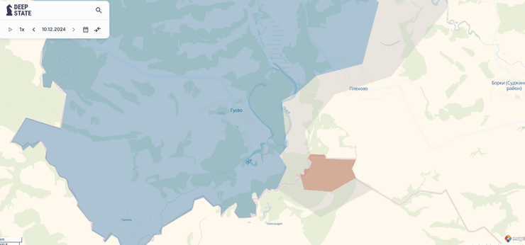 Ситуация вблизи Плехово