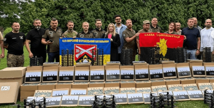 Підприємці передали 740 000 гривень для купівлі дронів — в межах проєкту "Пташки перемоги"
